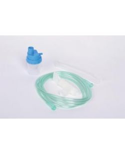 Nebulizer T-Mouthpiece, 7 ft Tubing, 20mL Cup, 50/cs