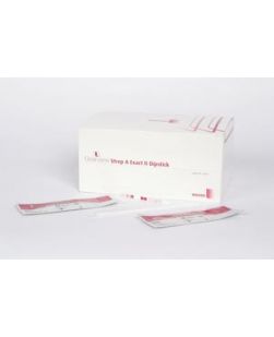 Strep A Dipstick Test Kit, Results in 1 Minute, 30 test/kit (Cat.# 92002/6210KCV)