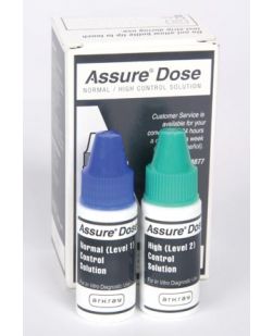 Glucose Control Solution, Low & High, 1 vial of each, 2 vials/bx (Minimum Expiry Lead is 90 days) (Ships on ice)  (DROP SHIP ONLY)