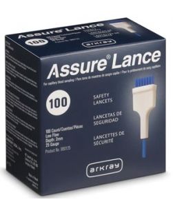 Low Flow 25G Lancets x 2mm, 100/bx