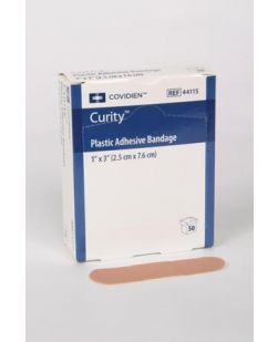 Adhesive Bandage, ¾ x 3, Plastic, 50/bx, 72 bx/cs (45 cs/plt) (Continental US Only)