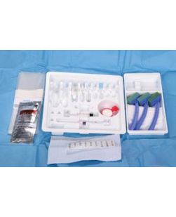 Spinal Tray 20G x 1 TW Introducer Needle 25G x 1 Skin Wheal Infiltration Needle 3cc Luer Lock Syring