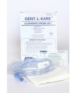 Enema Bag Set, 1500mL Bag, 50/cs