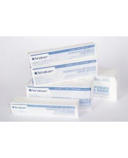 Venture Non-Woven 4-Ply Closed Weave Sponge, 2 x 2, Non-Sterile, 200/bg, 25 bg/cs (64 cs/plt)