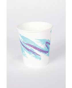 Infused Wax Paper Cup, Jazz Design, 5 oz, 100/bg, 10 bg/cs