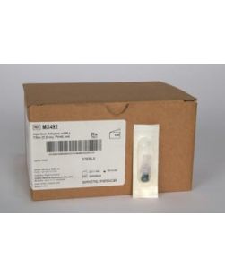 Injection Adapter, Male Luer Lock, 7/8, Sterile, Latex Free (LF), 100/cs (US Only)