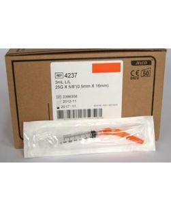 Needle, 29G x ½ Fixed Hypodermic, 0.3mL (U-100) Insulin Syringe, 100/bx, 6 bx/cs (US Only)