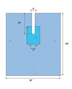 U-Drape, 79 x 124, 4 x 44 Split, 20/cs
