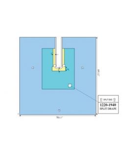 Split Drape, 107 x 76, 4 x 40 Split, 18/cs