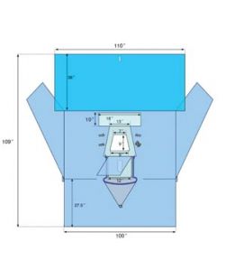 Protect 5 LAVH Drapes with Pouch  Attached Leggings 7 x 9 Trapezoidal Abdominal Fenestration 18 x 10