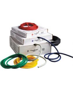 Resistance Tubing with Handles, Black/ Special Heavy, 50, 3 Polybags of 10 Tubing Sets with Hard PVC Handles, Instructions Included, 30 ea/cs