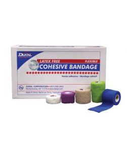 Bandage, Cohesive, 1 x 5 yds, Latex Free (LF), Non-Sterile, Assorted Colors, 1 rl/pk, 30 pk/bx