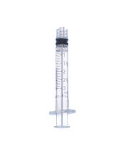 Syringe, 3mL LL, 100/bx, 24 bx/cs