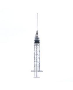 Syringe, 3mL LL, 22G x 1½, 100/bx, 16 bx/cs