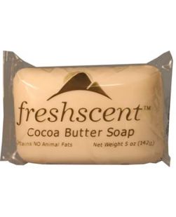 Soap, Cocoa Butter Scent, 5 oz Bar, Vegetable Based, Individually Wrapped, 72/cs