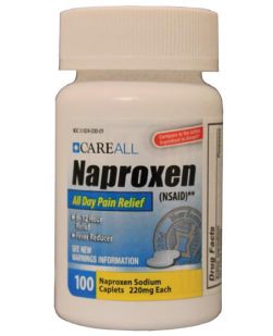 Naproxen Sodium Caplets, 220mg, Compared to the Active Ingredient of Aleve®, 100/btl, 24 btl/cs (For US Sales Only)