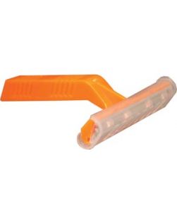 Razor, Single Blade, Short Handle, Orange with Clear Cover, 2.625L, 100/bx, 10 bx/cs