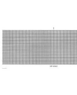 Chart Paper, Hewlett Packard 40442, 2.47 x 200 ft, Black Grid, 50/cs