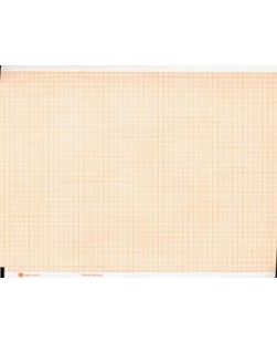 Chart Paper, Quinton 036859-001, 8.495 x 183 ft, Red Grid, 20/cs