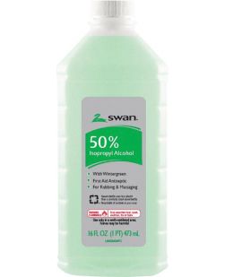Isopropyl Alcohol, 50% Wintergreen, No Lan, 16 oz, 12/cs (21143) (US Only) (Item is considered HAZMAT and cannot ship via Air or to AK, GU, HI, PR, VI) (PART NUMBER CHANGE COMING SOON)
