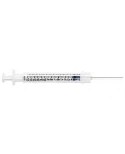 Safety Syringe, Low Dead Space, 1.5mL, 22G x 1½, 100/bx