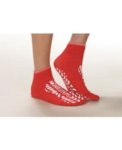 Footwear Slip-Resistant, 2X-Large, Double Sided Print, Red, 4 dz/cs