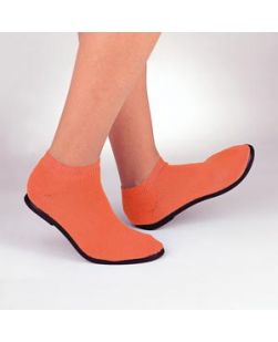 Junior Hard Sole Plus Slippers, 1½-4½, Shrimp, 48 pr/cs