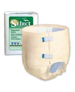 Brief, X-Large, 56-64 W/H, Capacity 23.0 fl oz, Beige, 8/bg, 8 bg/cs