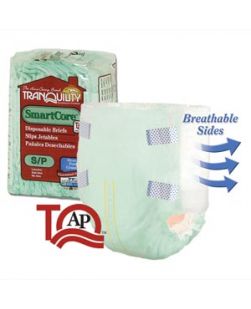 Brief, Small Adult, 24-32, 18.0 fl oz Capacity, 10/pk, 10 pk/cs