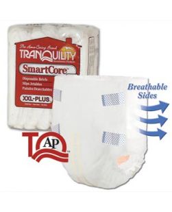 Brief, XXL-Plus Adult, 60-80, 29.0 fl oz Capacity, 8/pk, 4 pk/cs (36 cs/plt)