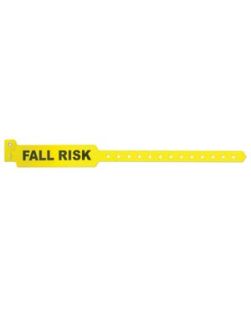 Alert Band Adult, Fall Risk, Yellow, 500/bx