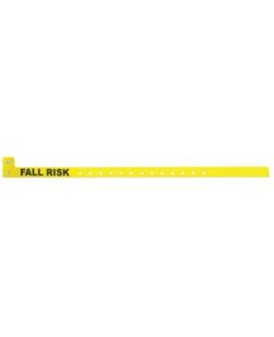 Alert Band Narrow, Fall Risk, Yellow, 500/bx