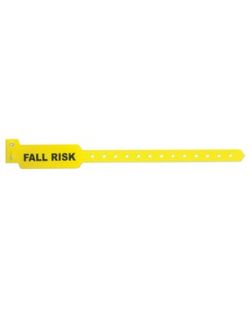Alert Band Adult/ Ped, Fall Risk, Yellow, 500/bx