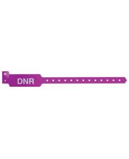Alert Band Adult/ Ped, DNR, Purple, 500/bx