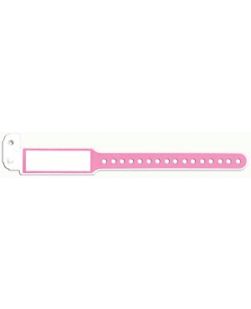 Infant Imprinter Band, 1 7/8 x 11/16, Specify Color: (11) White, (12) Pink or (18) Light Blue, 250/bx