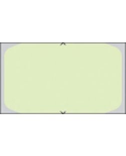 Piggyback, Direct Coated Thermal Labels For 5000 Printer, .96 x 1.6, Green, 1,500/rl, 6 rl/bx