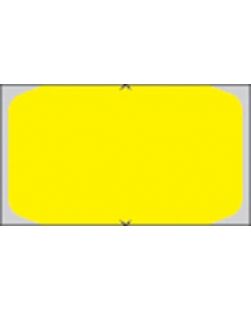 Piggyback, Direct Coated Thermal Labels For 5000 Printer, .96 x 1.16, Yellow, 1,500/rl, 6 rl/bx