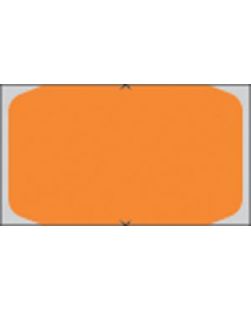 Piggyback, Direct Coated Thermal Labels For 8x00 Printer, .96 x 1.6, Orange, 3,000/rl, 6 rl/bx