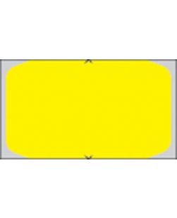 Piggyback, Direct Coated Thermal Labels For 8x00 Printer, .96 x 1.6, Yellow, 3,000/rl, 6 rl/bx