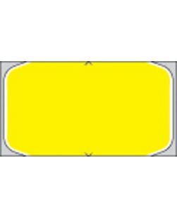 Piggyback, Direct Coated Thermal Labels For 8x00 Printer, .9 x 1.6, Yellow, 1 5/8 Core, 10 rl/bx