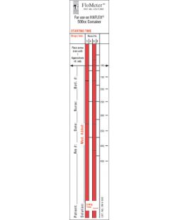 Flo-Meter® Labels For IV Containers, Viaflex (Baxter) Standard Style, 1¼ x 7, For 500mL Container, 1,000/bx