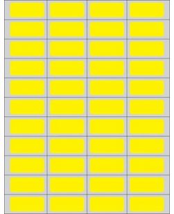 Patient Charge Labels, ¾ x 1¾, Yellow, 11,000/bx