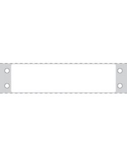 Litho Blank White Labels, Permanent Adhesive, 15/16 x 3½, 1 Across, Perforated, 5,000/bx
