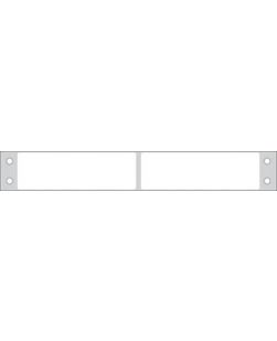 Litho Blank White Labels, Permanent Adhesive, 15/16 x 3, 2 Across, 10,000/bx