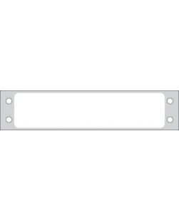 Litho Blank White Labels, Permanent Adhesive, 15/16 x 4, 1 Across, 5,000/bx
