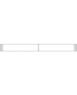 Litho Blank White Labels, Permanent Adhesive, 15/16 x 5, 2 Across, 10,000/bx