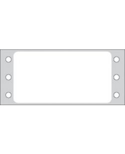 Litho Blank White Labels, Permanent Adhesive, 1 7/16 x 2¾, 1 Across, 5,000/bx