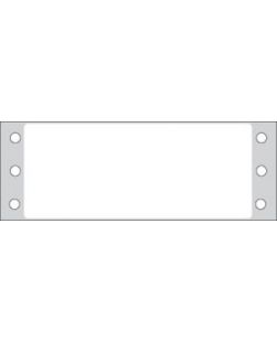 Litho Blank White Labels, Permanent Adhesive, 1 7/16 x 3½, 1 Across, 5,000/bx