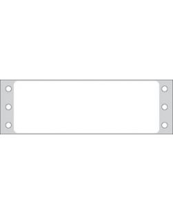 Litho Blank White Labels, Permanent Adhesive, 1 7/16 x 4, 1 Across, 5,000/bx