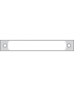 Litho Blank White Labels, Permanent Adhesive, 7/16 x 2¾, 1 Across, 10,000/bx